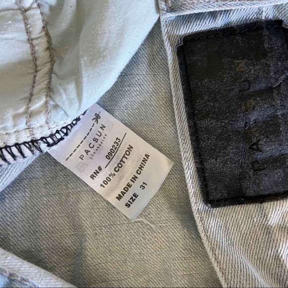 Pacsun men's denim shorts, size 31 waist - Picture 5 of 5